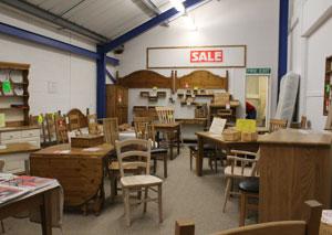 Our Pine Furniture Showroom in Barnstaple, North Devon