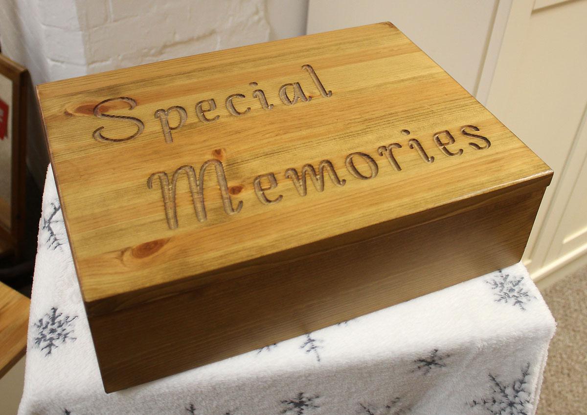 Pine Memory Boxes