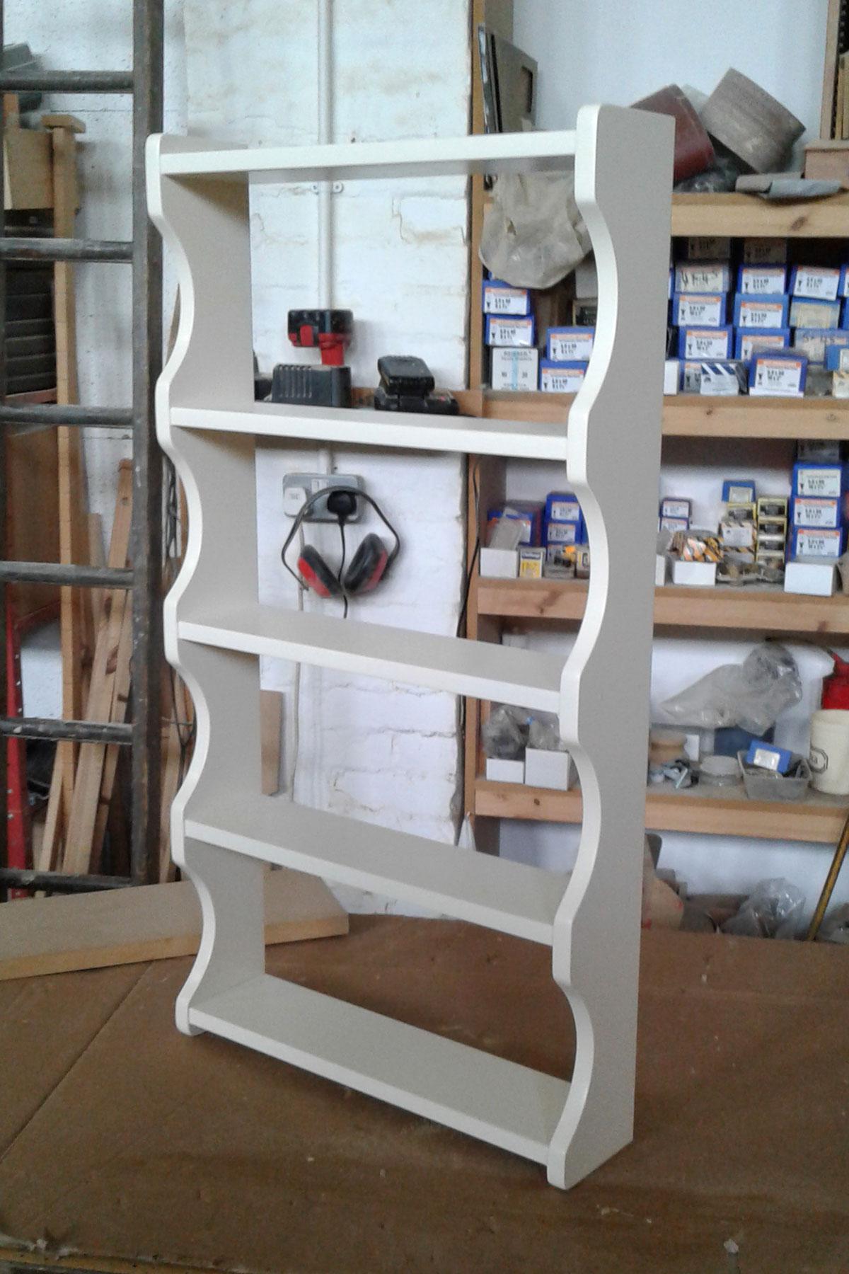 Custom Painted Shelves