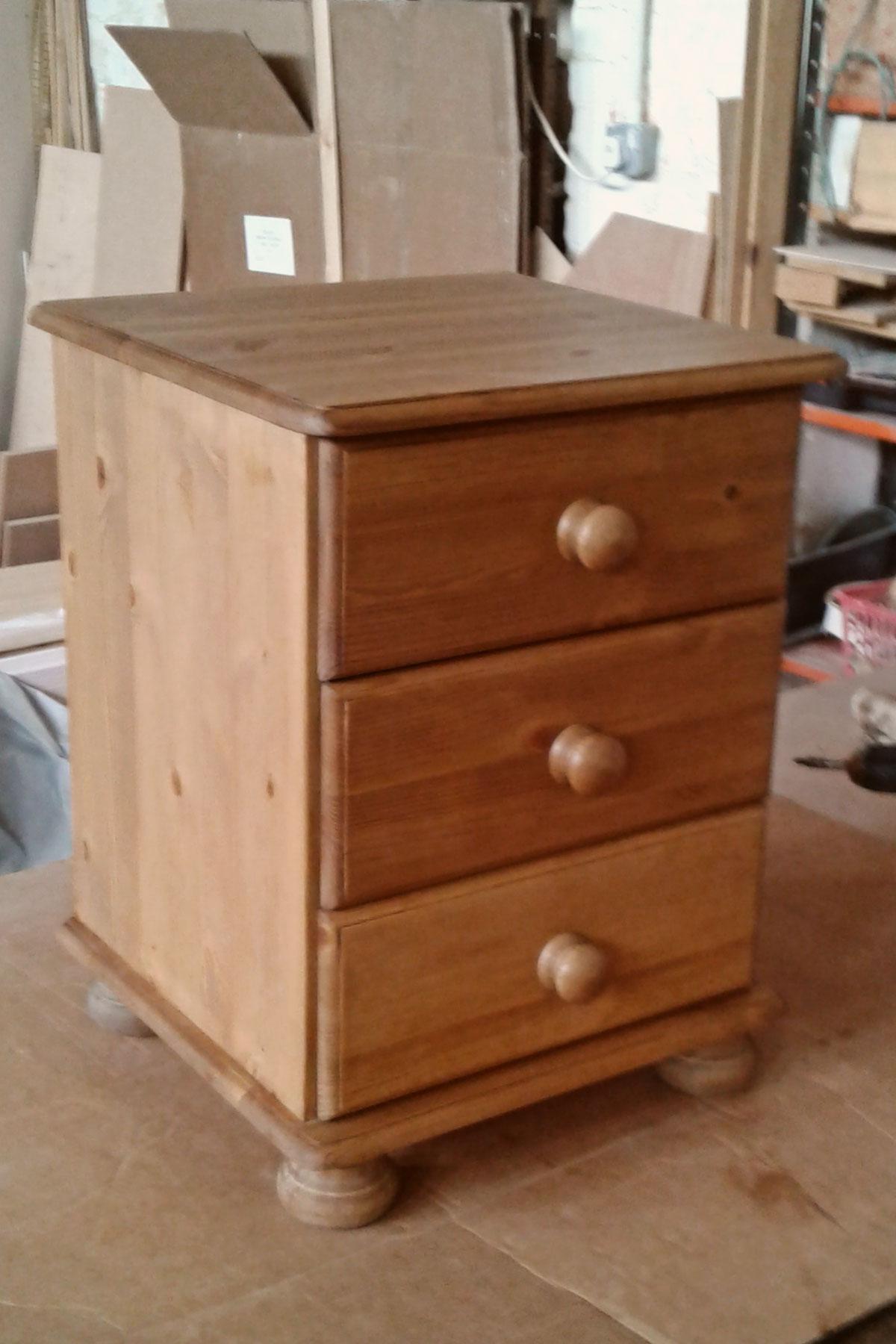 3 Drawer Bedside Cabinet