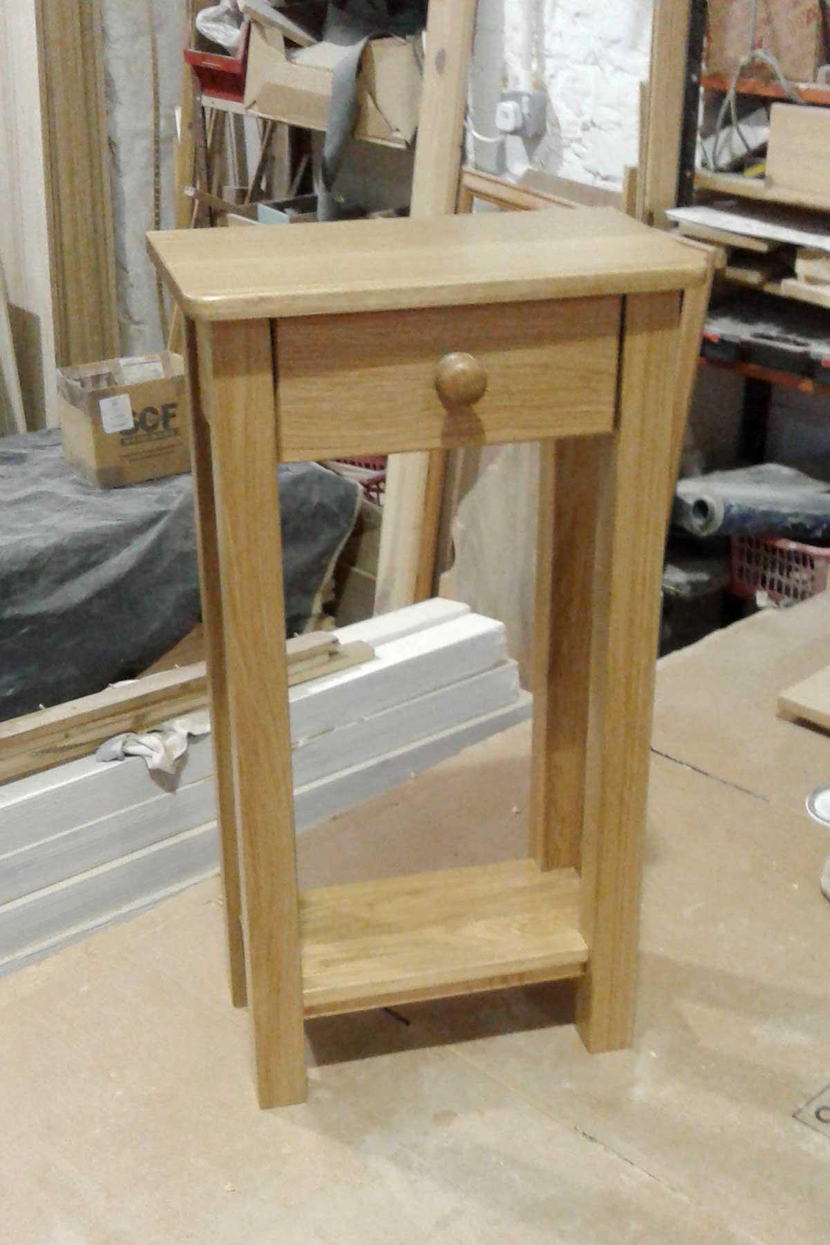 Narrow Oak Hall Stand UK