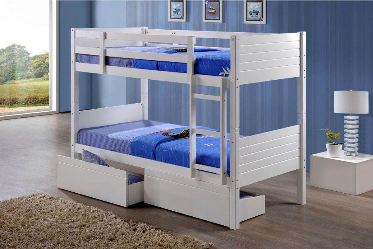 Bedford Bunk Bed in White