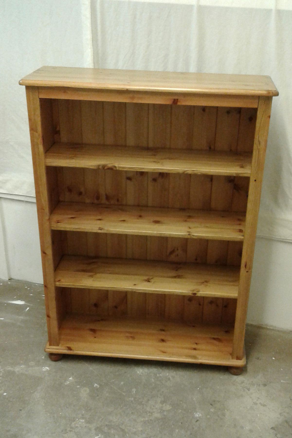 Pine bookshelf on sale