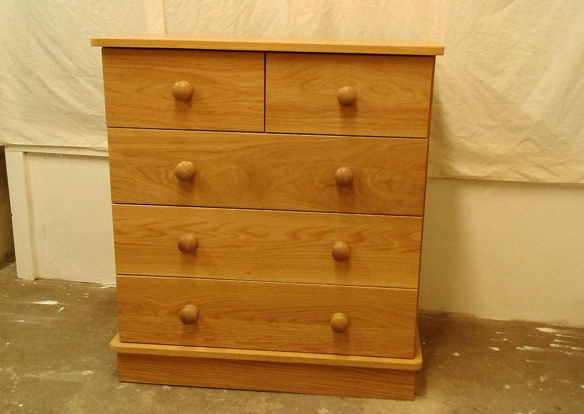 Exmoor Oak 3+2 Chest of Drawers