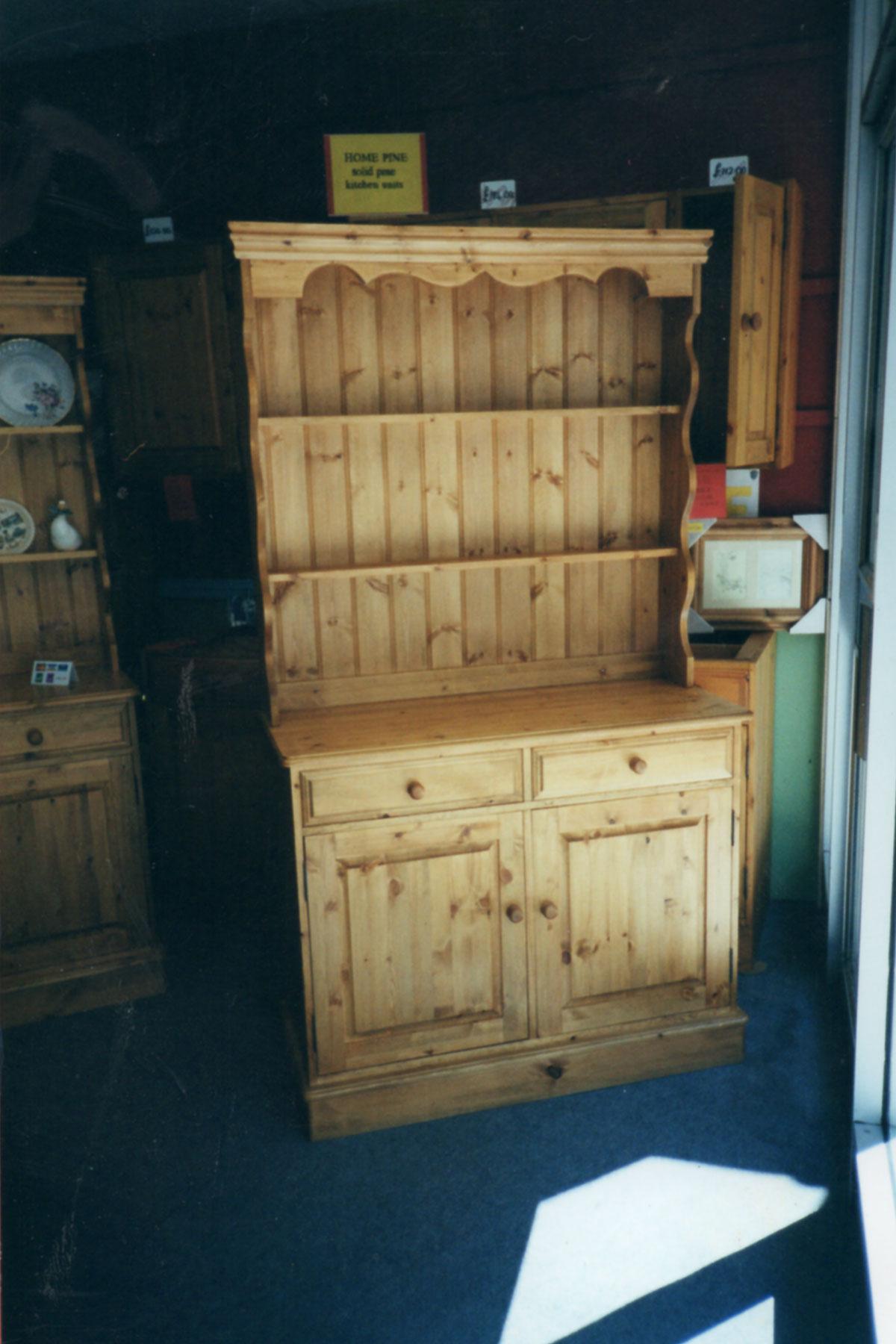 Pine Dressers Open Topped or Glazed