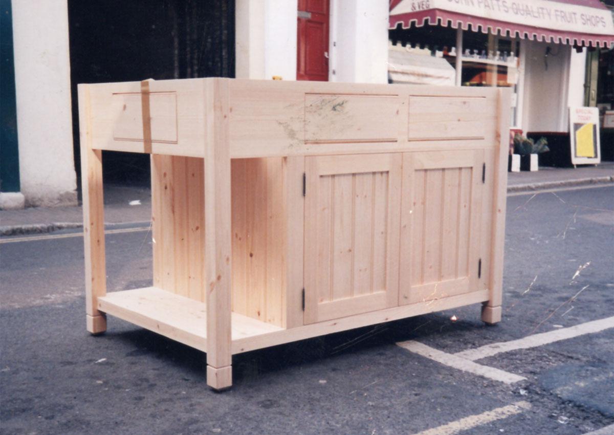 Unfinished Bespoke Kitchen Island