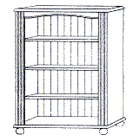 Medium Pine Bookcases