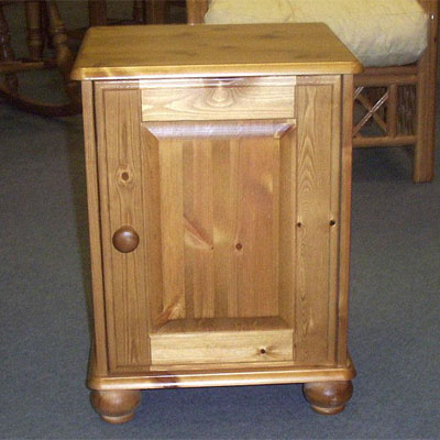 All pine bedside cabinets within the Devon collection are hand built and hand finished