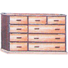 Large 9 drawer oak chest